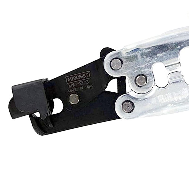 Midwest Snips MIDWEST Gutter End Cap Crimper - End-Cap to Gutter Tempered Steel Crimper with Adjustable Throat Depth & Heavy Duty Steel - MW-ECC - Image 2